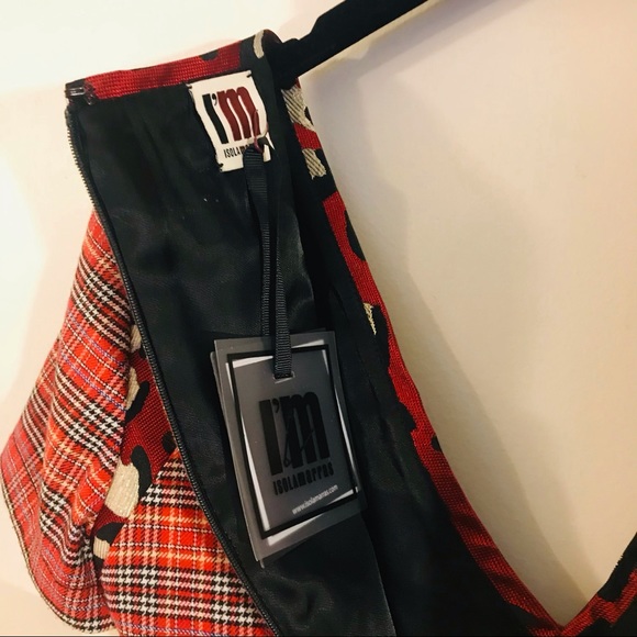 I’m Isola Marras Mixed Pattern Saffron Red Mini Dress - Picture 4 of 16